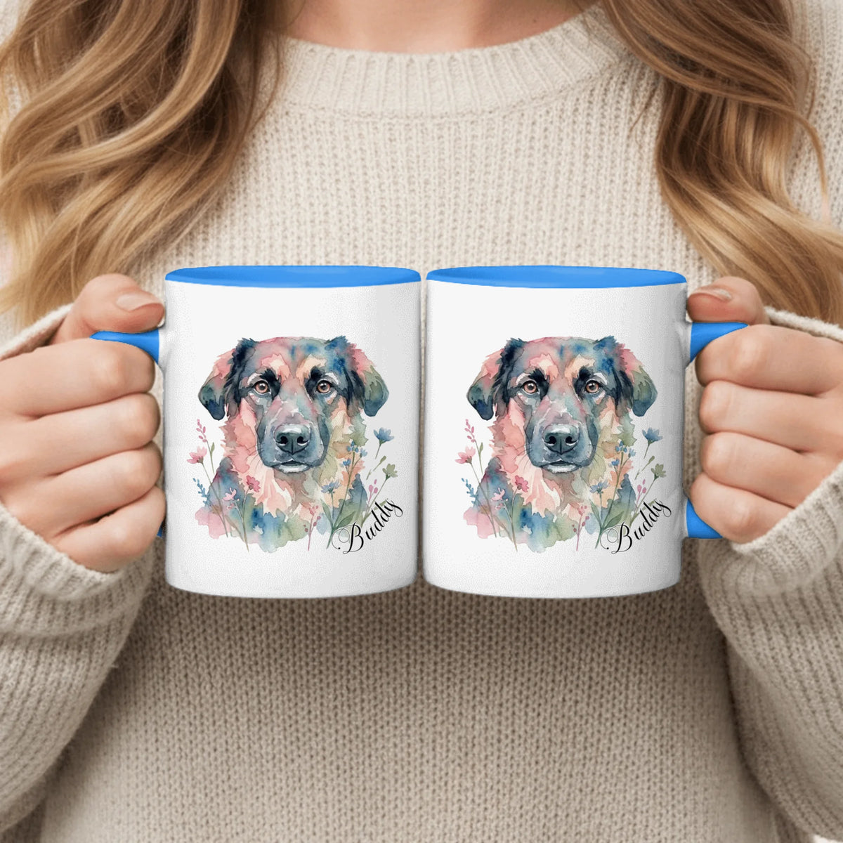 Gepersonaliseerde mok - Aquarel