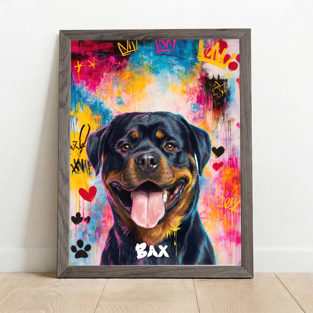 Framed Poster UK oak