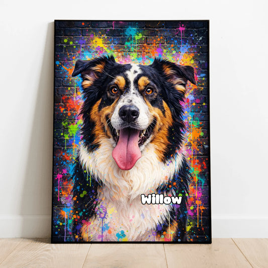 Gepersonaliseerde Poster - Verfspetters