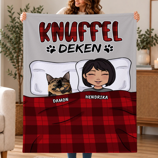 Gepersonaliseerde deken - Knuffel deken